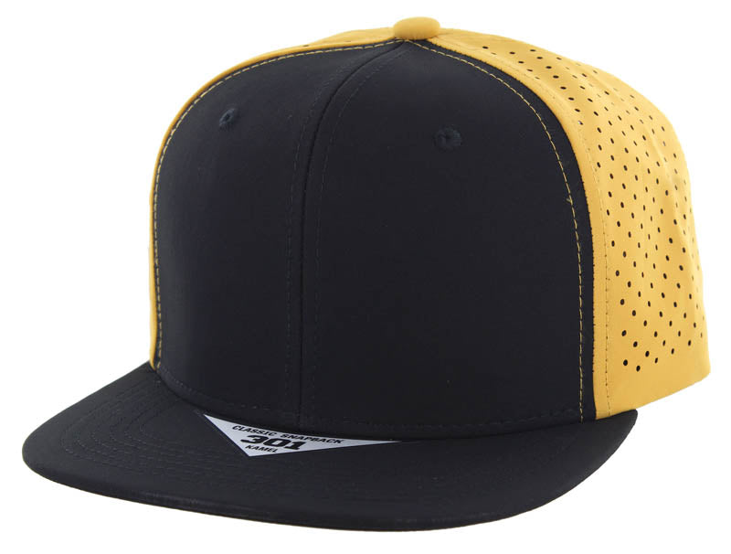 301DP | PERFORATED HAT - Black/Gold