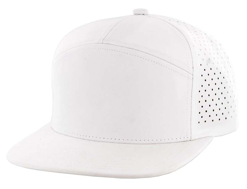 707DP | DIGITAL PERFORATED HAT - White
