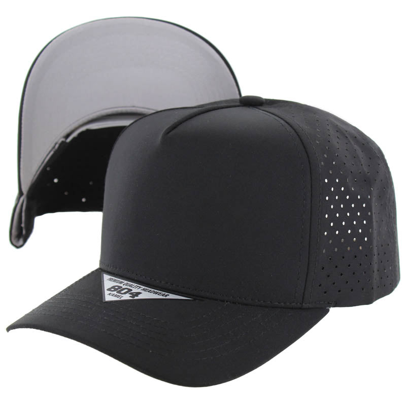 804DPS | PERFORATED SUBTONE HAT - Black (Light Grey)