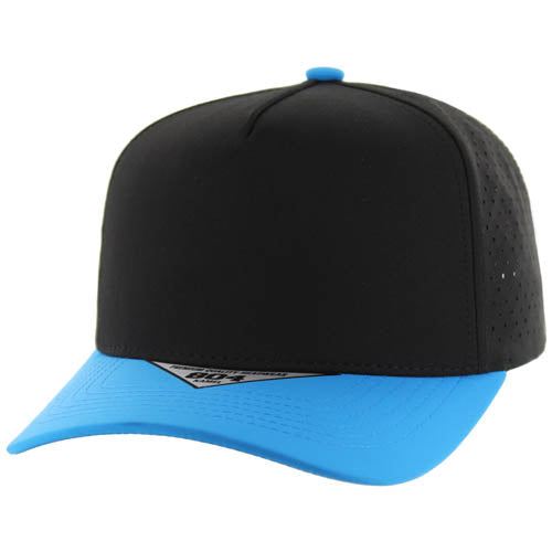 804DP | PERFORATED HAT - Black/Aqua
