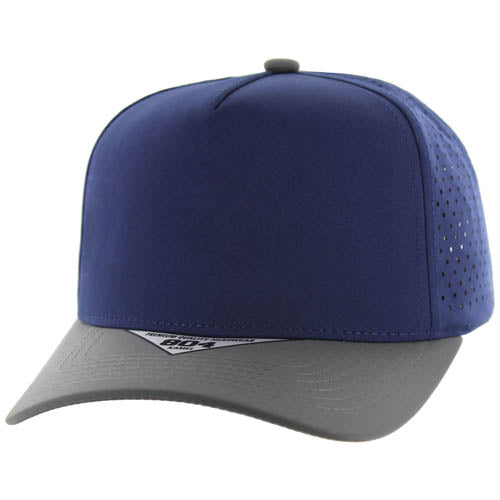 804DP | PERFORATED HAT - Navy/Charcoal