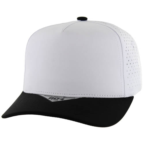 804DP | PERFORATED HAT - White/Black