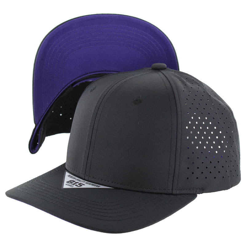815DPS | PERFORATED SUBTONE HAT - Black (Purple)