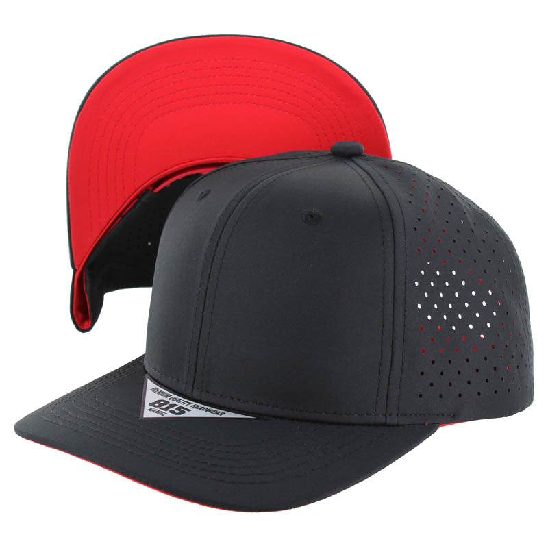 815DPS | PERFORATED SUBTONE HAT - Black (Red)
