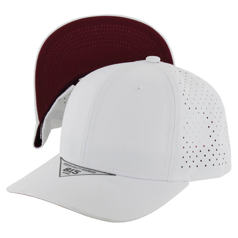 815DPS | PERFORATED SUBTONE HAT - White (Burgundy)