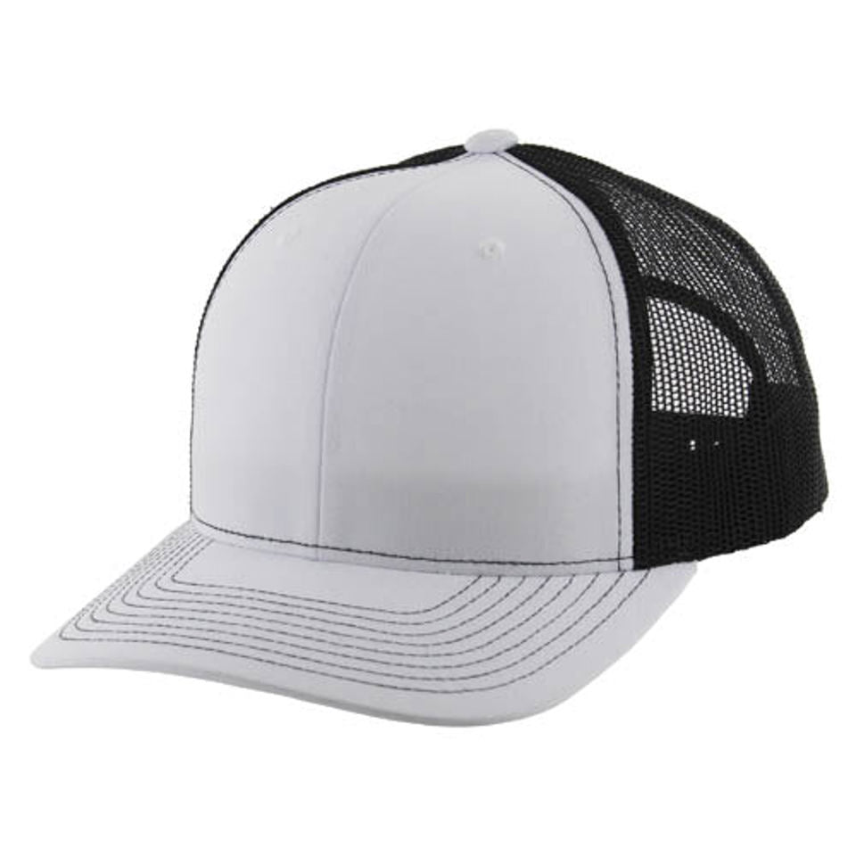 815T | TRUCKER HAT - White/Black