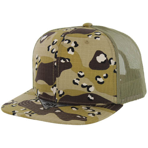 301RSCT | RIPSTOP CAMO TRUCKER HATS
