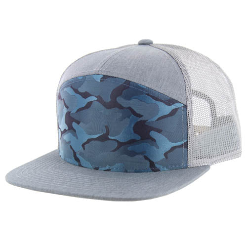 707HT | NYLON CAMO HYBRID TRUCKER HATS