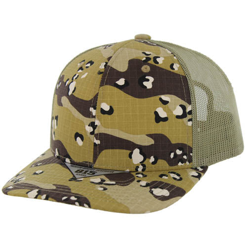815RSCT | RIPSTOP CAMO TRUCKER HATS
