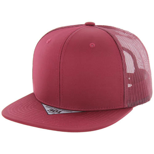 301NT | NANO TWILL TRUCKER HAT - Burgundy
