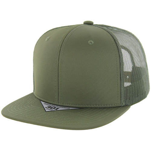 301NT | NANO TWILL TRUCKER HAT - Olive