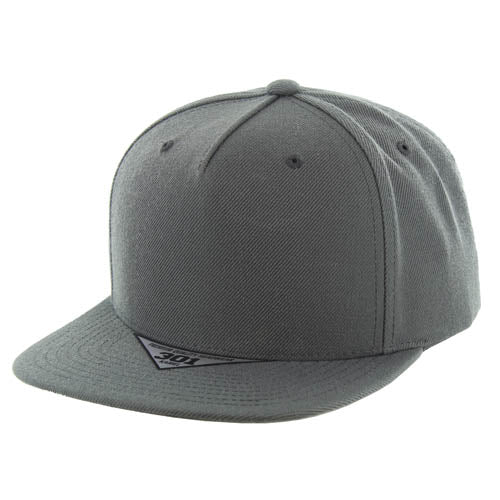 301AA-5P | ACRYLIC HAT - Charcoal