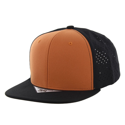301DP | PERFORATED HAT - Burnt Orange/Black/Black