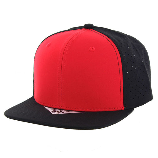 301DP | PERFORATED HAT - Red/Black/Black