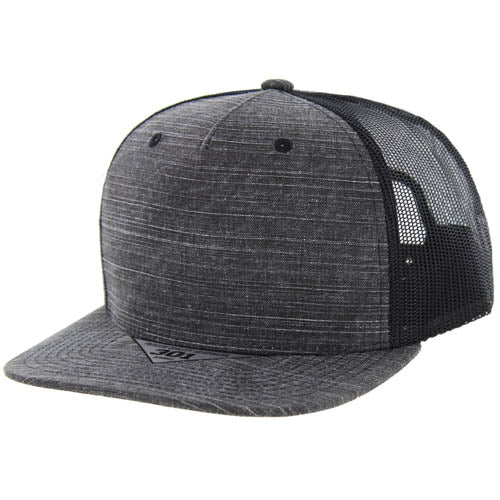 301SLT | SLUB TRUCKER HAT - Black