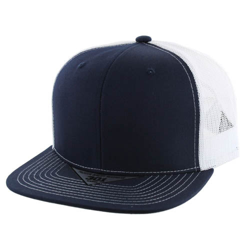 301-6PT | TRUCKER HAT - Navy/White