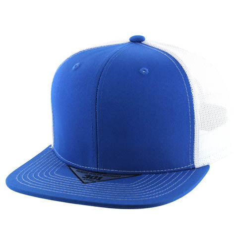301-6PT | TRUCKER HAT - Royal/White