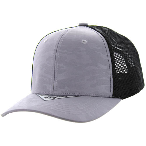 414SMC | FLEX TRUCKER HAT - Grey Camo