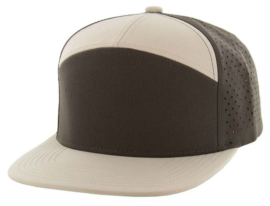 707DP | DIGITAL PERFORATED HAT - Brown/Khaki/Brown