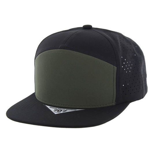 707DP | DIGITAL PERFORATED HAT - Olive/Black/Black
