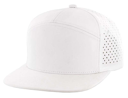 707DP | DIGITAL PERFORATED HAT - White