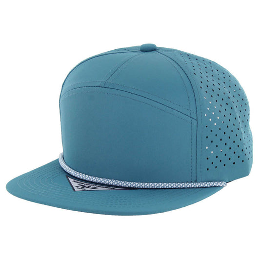 707DPR | PERFORATED ROPE HAT - Aqua