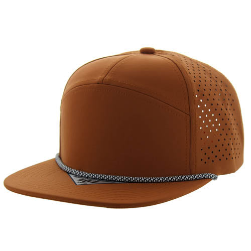 707DPR | PERFORATED ROPE HAT - Burnt Orange