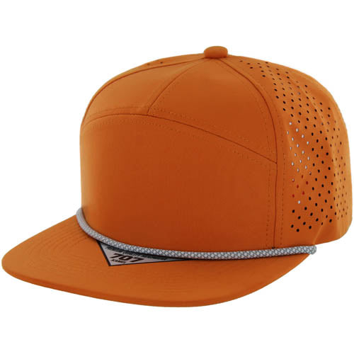 707DPR | PERFORATED ROPE HAT - Orange