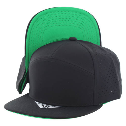 707DPS | PERFORATED SUBTONE HAT - Black (Kelly Green)