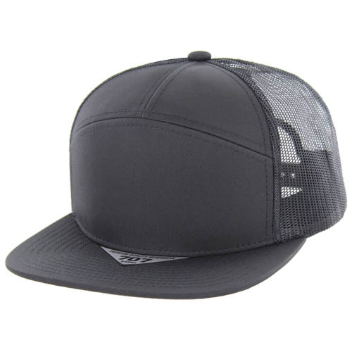 707NT | NANO TWILL TRUCKER HAT - Black