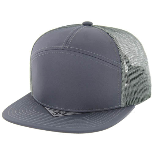 707NT | NANO TWILL TRUCKER HAT - Charcoal
