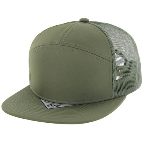 707NT | NANO TWILL TRUCKER HAT - Olive