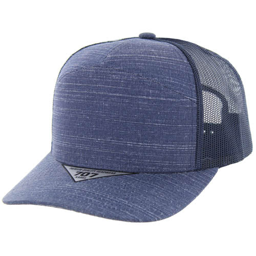 815SLT | SLUB TRUCKER HAT - Navy