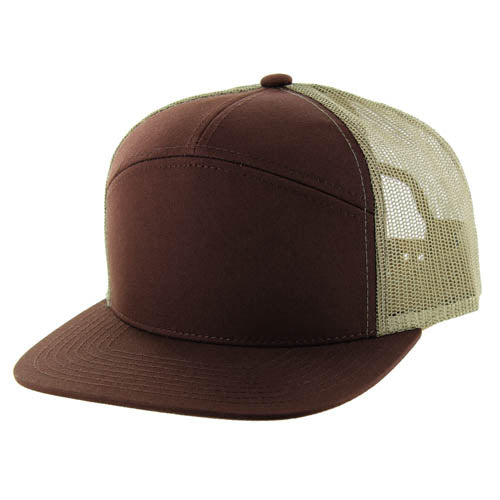 707T | TRUCKER HAT - Brown/Khaki