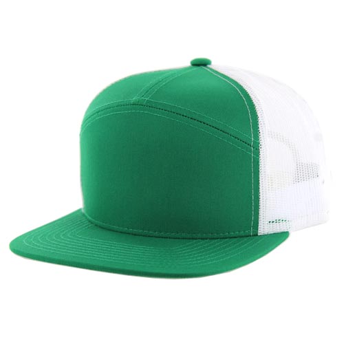 707T | TRUCKER HAT - Kelly Green/White