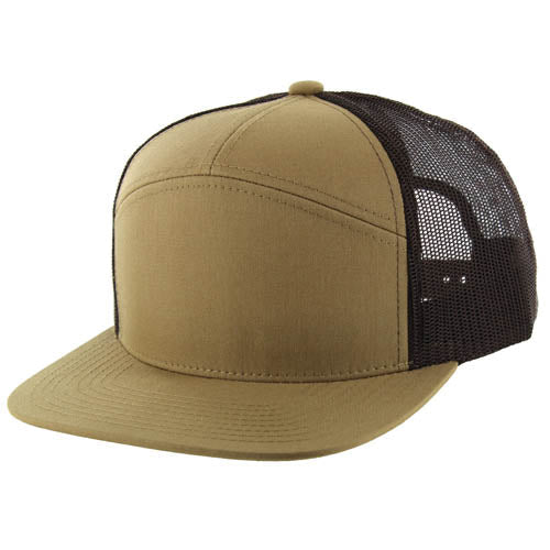 707T | TRUCKER HAT - Khaki/Brown