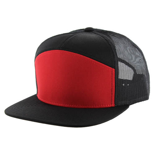 707T | TRUCKER HAT - Red/Black/Black