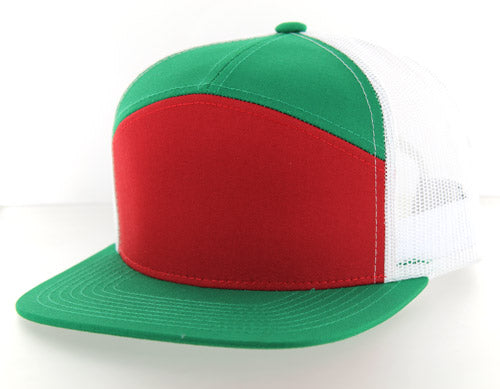 707T | TRUCKER HAT - Red/Kelly Green/White