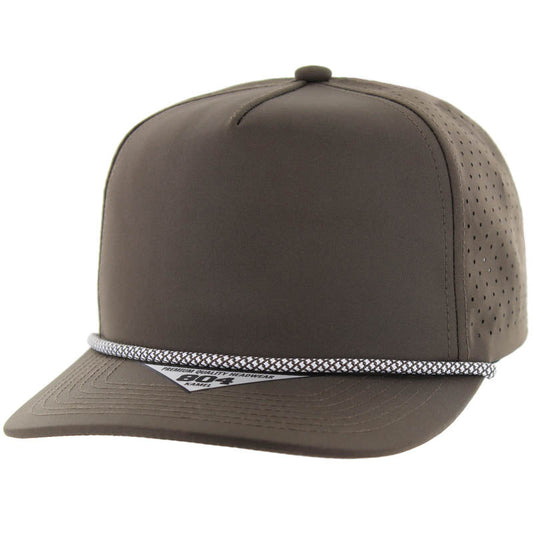 804DPR | PERFORATED ROPE HAT - Brown