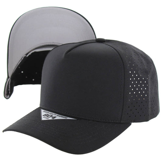 804DPS | PERFORATED SUBTONE HAT - Black (Light Grey)