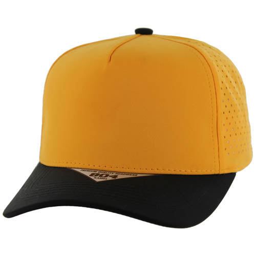 804DP | PERFORATED HAT - Gold/Black