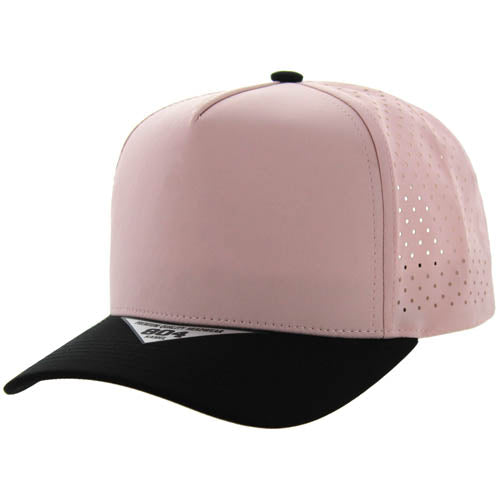 804DP | PERFORATED HAT - Pink/Black