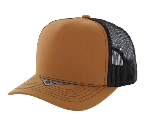 804T | TRUCKER HAT - Caramel/Black