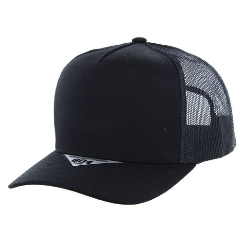 804T | TRUCKER HAT - Black