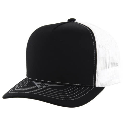 804T | TRUCKER HAT - Black/White