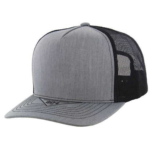 804T | TRUCKER HAT - Heather Grey/Black