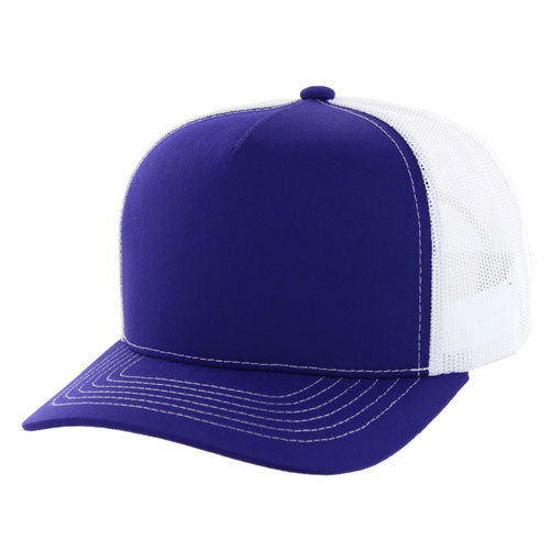 804T | TRUCKER HAT - Purple/White