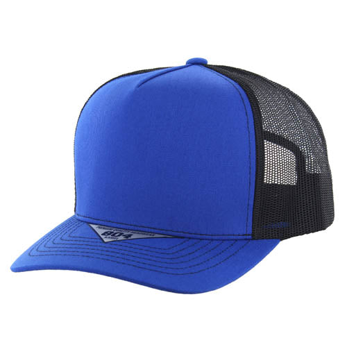 804T | TRUCKER HAT - Royal/Black