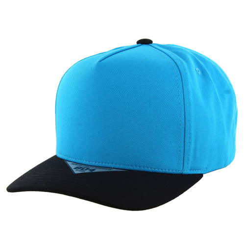 804 | COTTON HAT - Aqua/Black