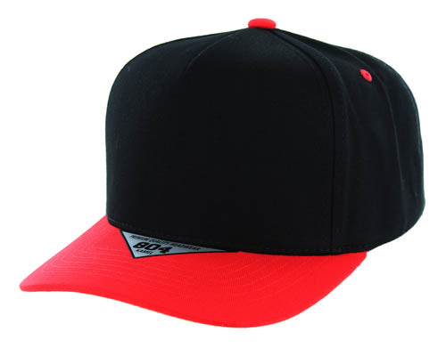 804 | COTTON HAT - Black/Red